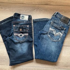 2-pairs of Men’s Jeans (AF and Salvage)